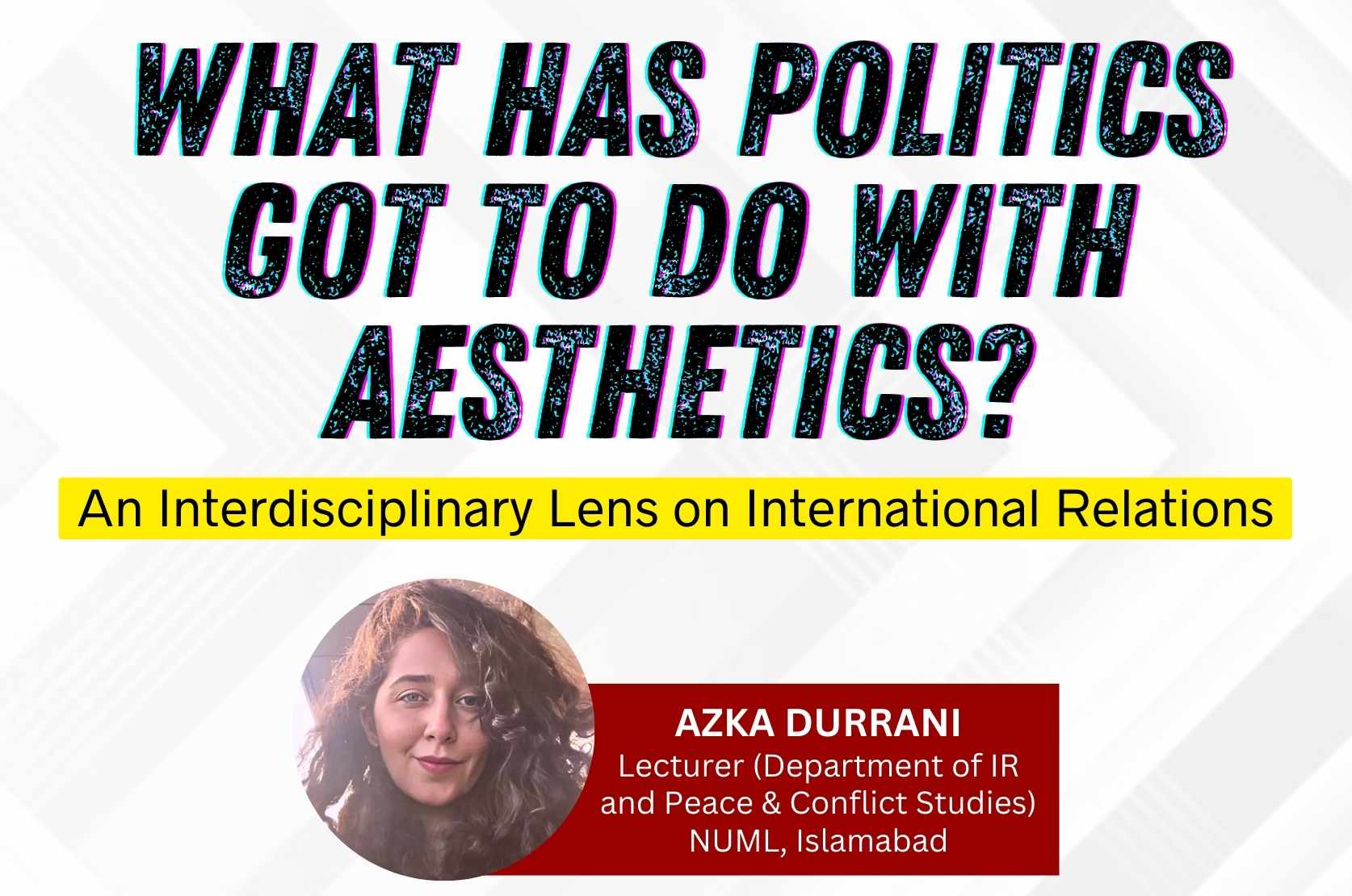 What has Politics Got to do with Aesthetics?