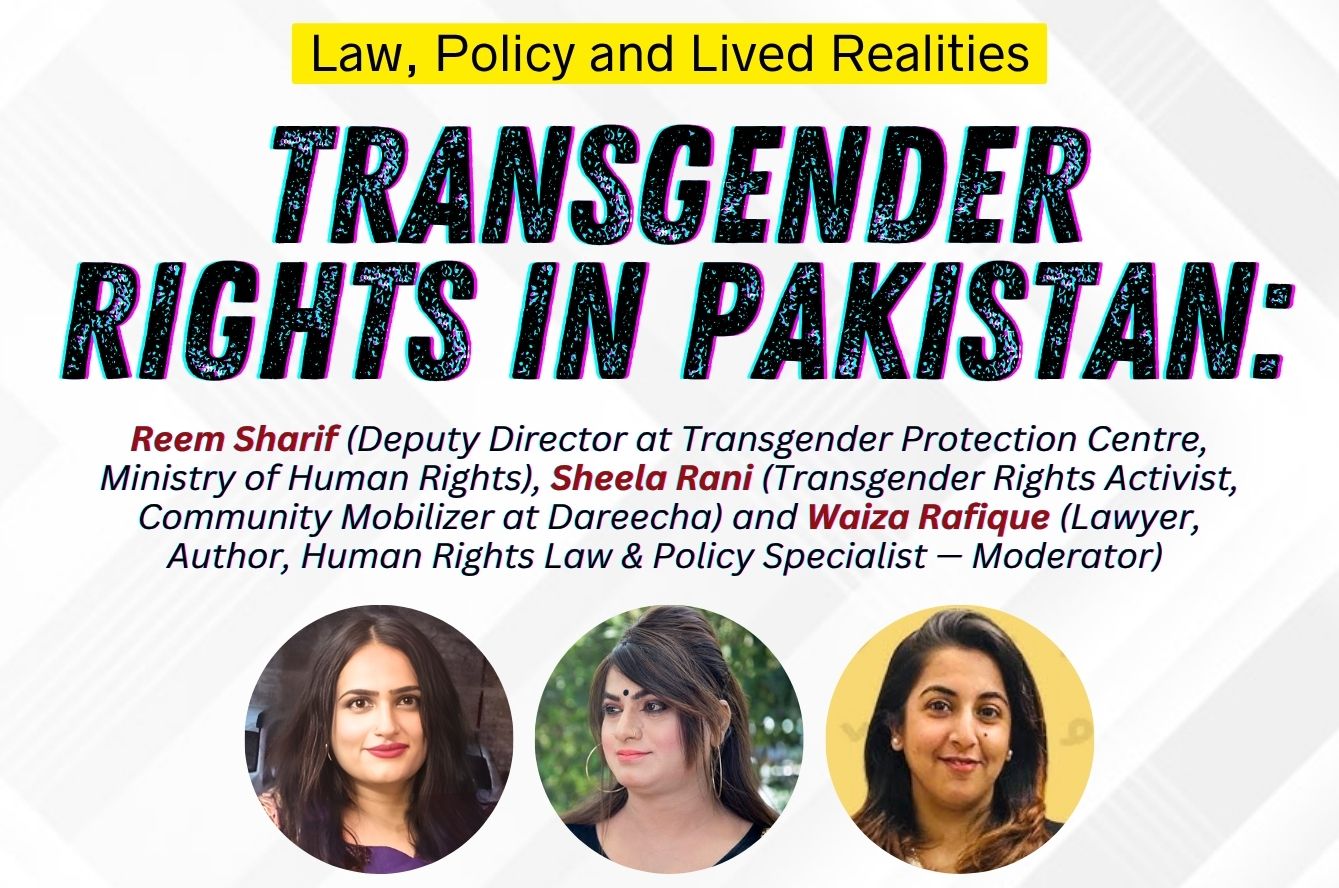 Transgender Rights in Pakistan: Law, Policy and Lived Realities