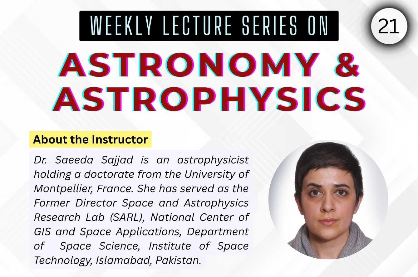 Lecture Series on Astronomy & Astrophysics (21)